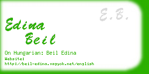 edina beil business card